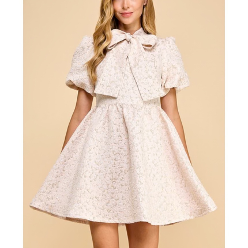TCEC BABYDOLL PUFF SLEEVE DRESS